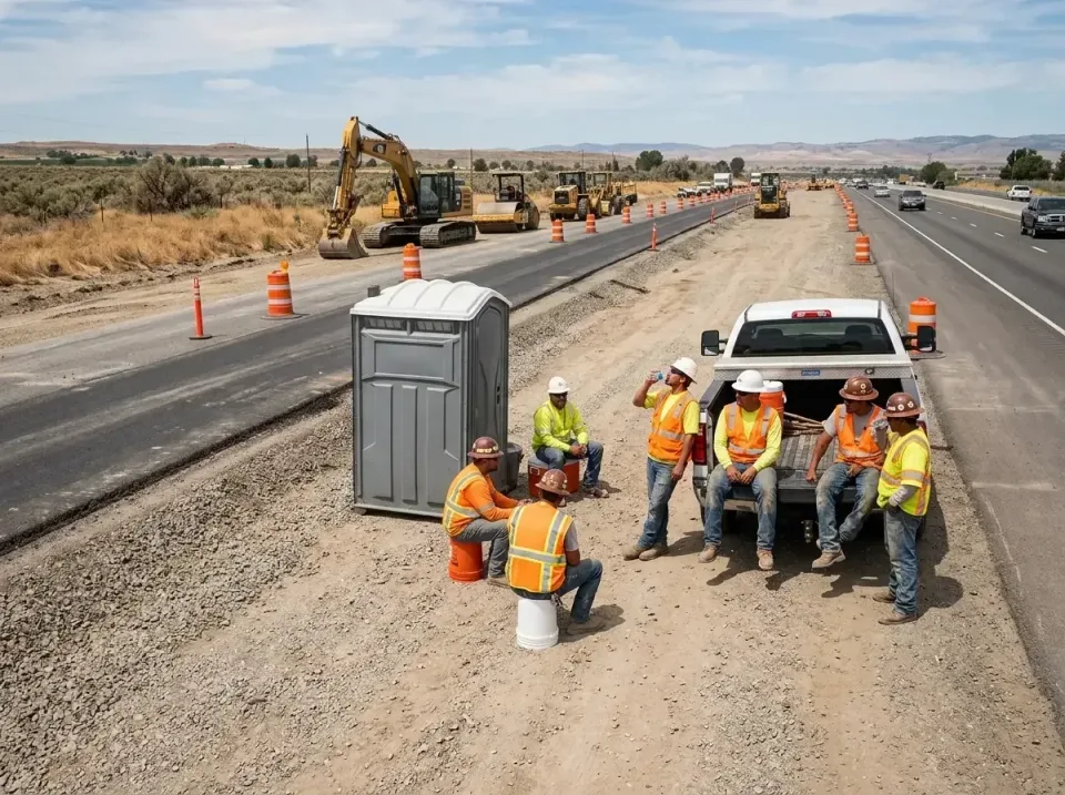 highway-road-construction-crew-007 — frequently asked questions, Porta Potty and Restroom Rentals in Sidney, MT